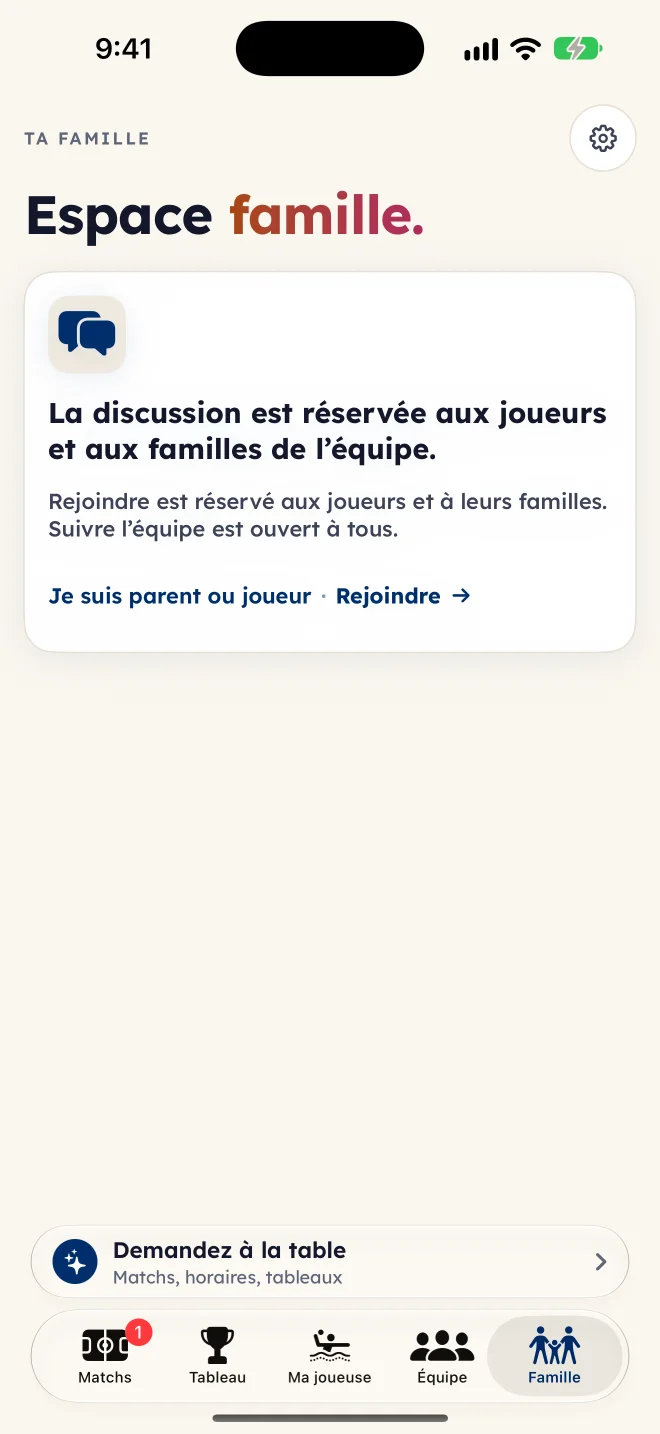 Les nouvelles de l'équipe pour un partisan : les messages de l'entraîneur partagés avec les partisans et les matchs de l'équipe.